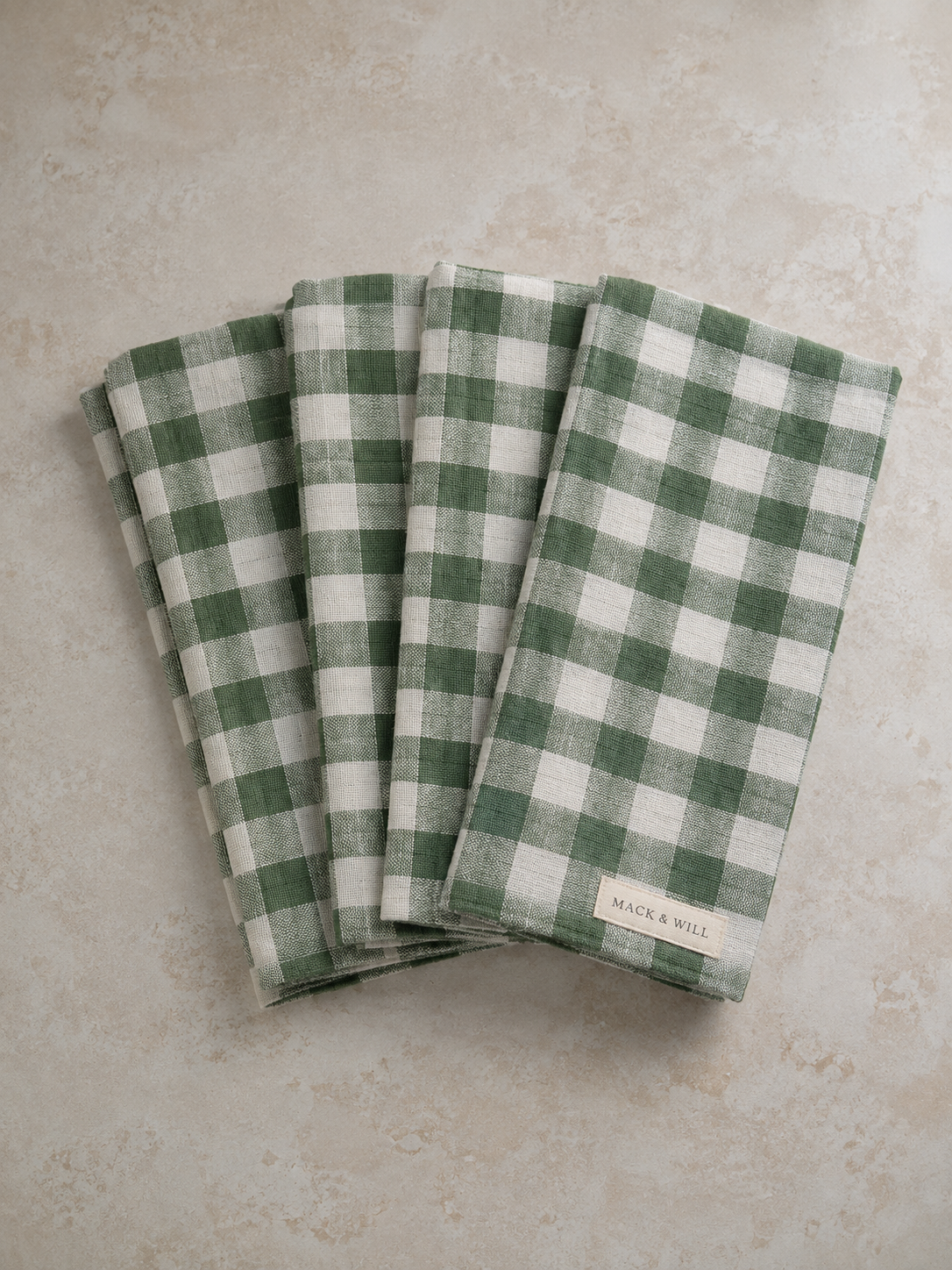 100% Linen Serviette / Tea Towel - Set of 4