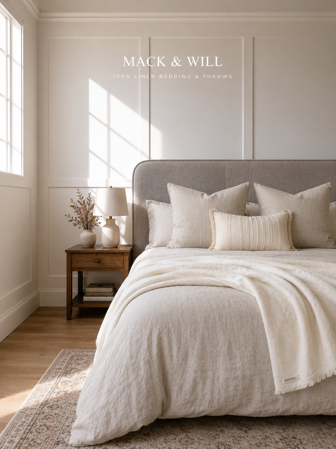 100% Linen Duvet Cover Set