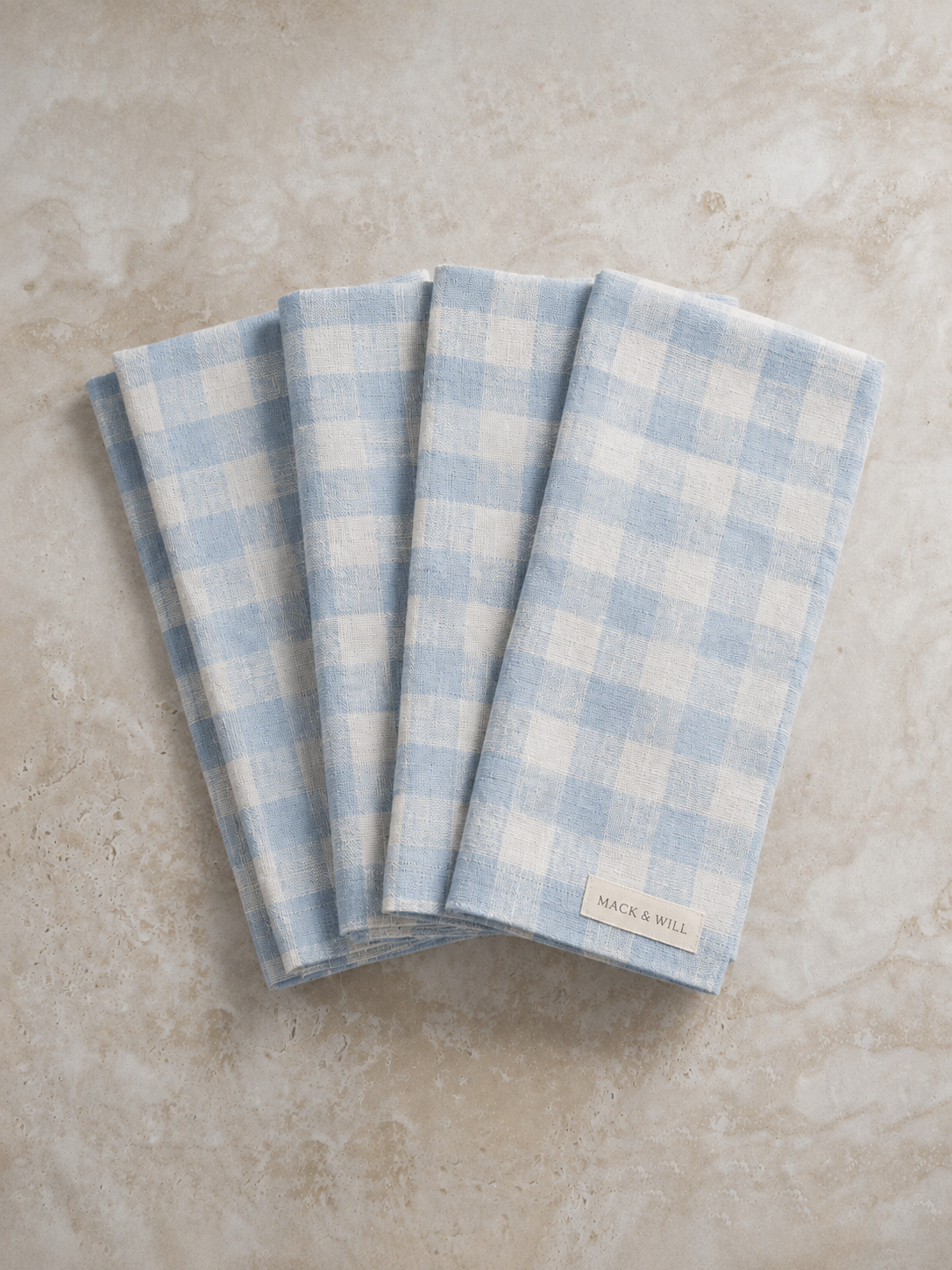 100% Linen Serviette / Tea Towel - Set of 4